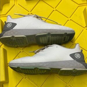 G/FORE White and Gray Sneakers